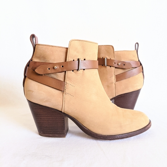 Rag & Bone Leather Strap Dalton Ankle Boots - Picture 15 of 15